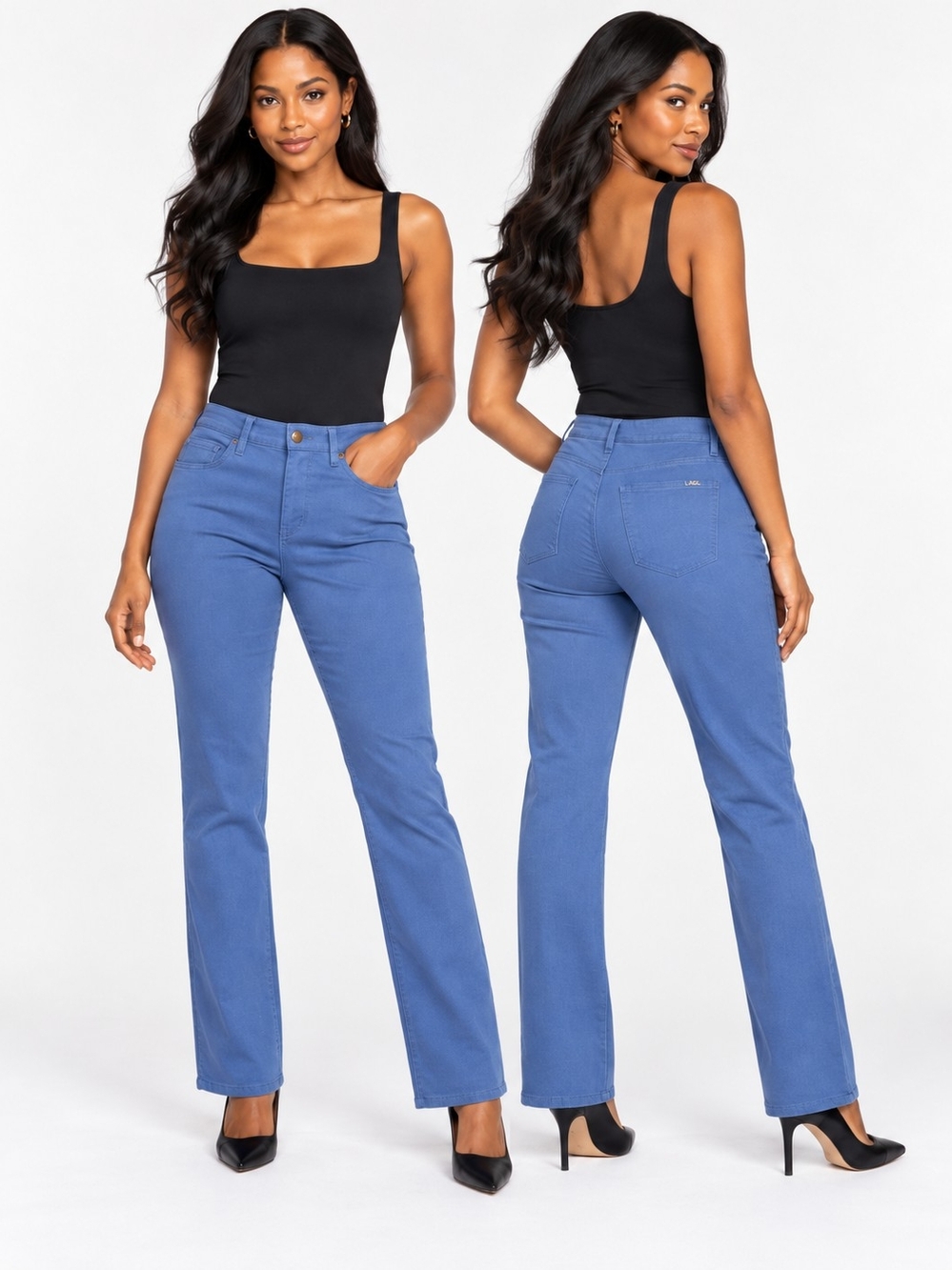 Lauren Ralph Lauren LRL Women’s Size 4 Blue Straight Leg Stretch Jeans